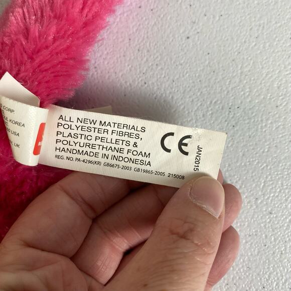 Aurora Girlz Nation Pink Stingray Plush Metallic Stuffed Sea Life Like 2015 Toy - Picture 10 of 14